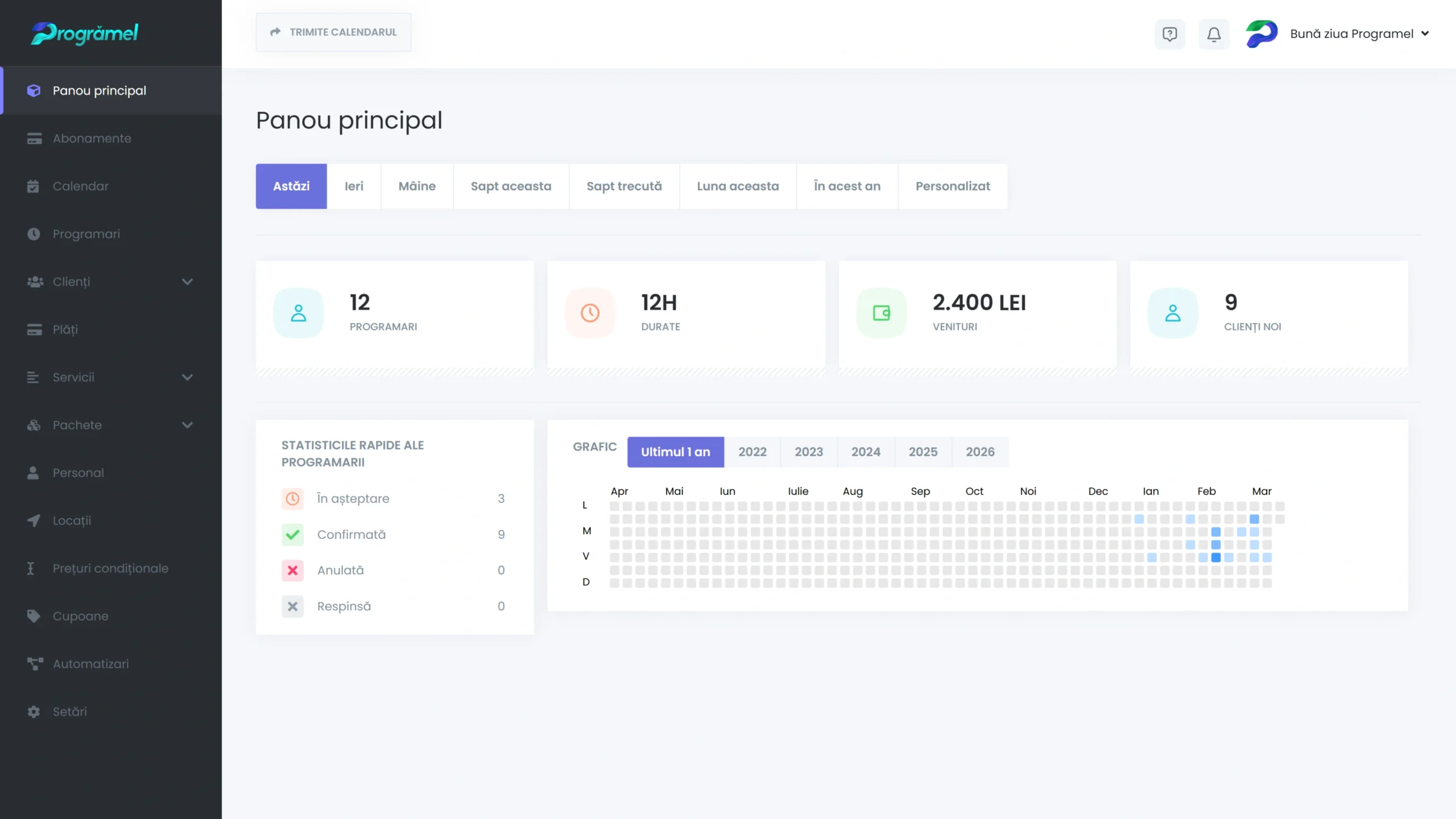 Aplicatie programari